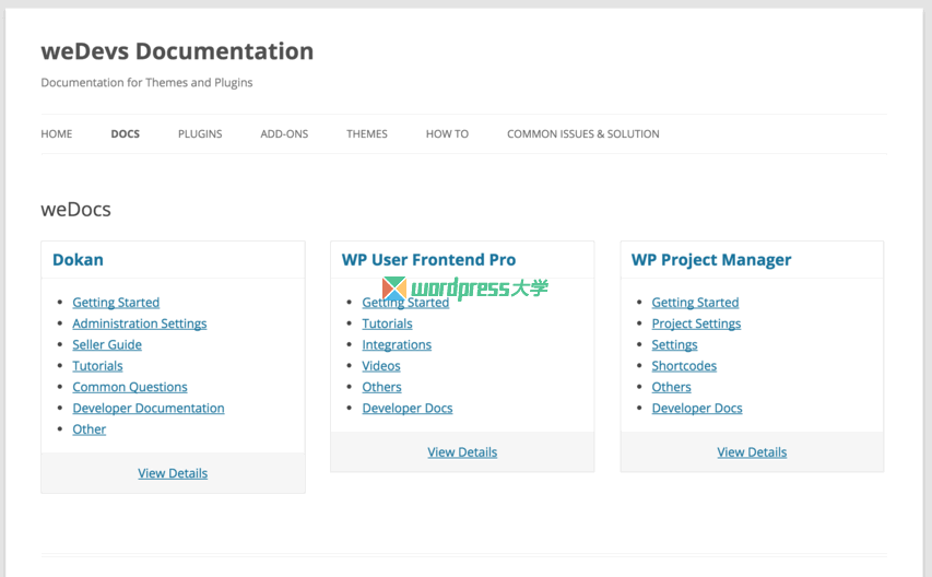 使用 WordPress 插件 weDocs 创建你的帮助文档