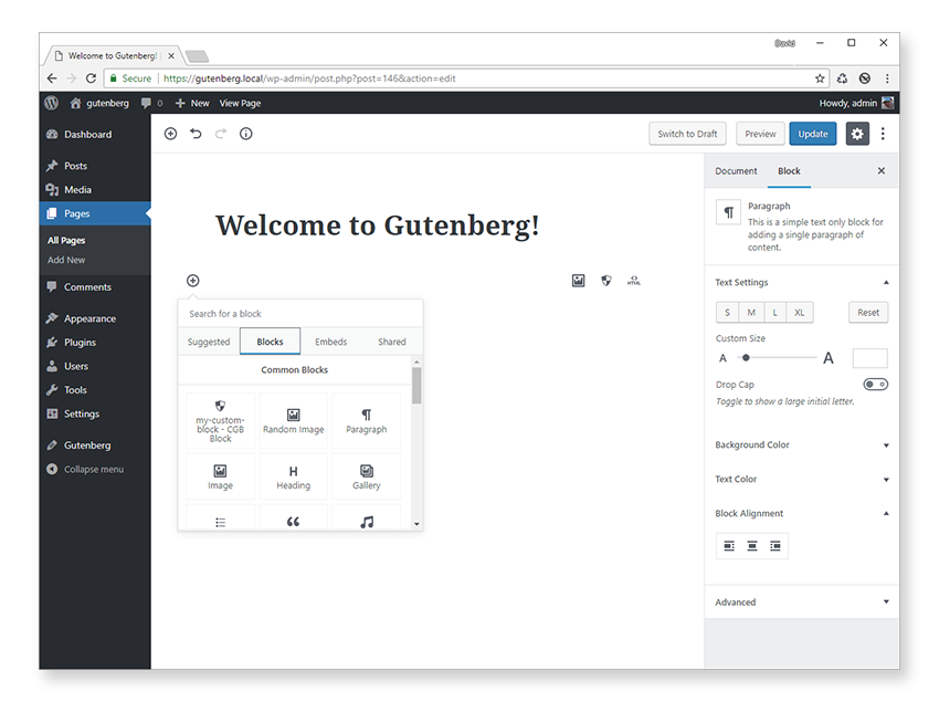 WordPress Gutenberg Block API：创建自定义块
