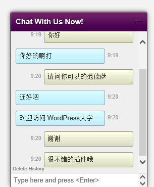 WordPress 在线客服聊天插件 Lively Chat Support